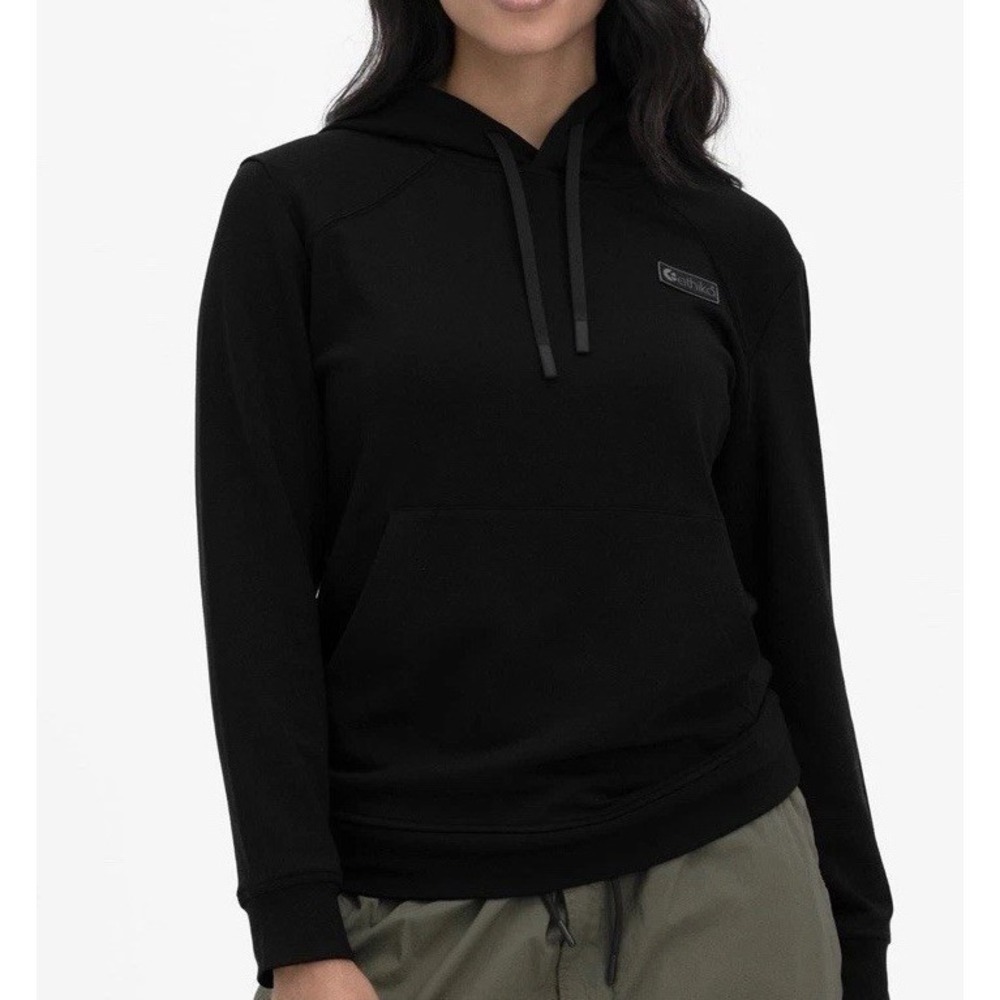 Ethika Premium Hoodie Women's L Black Pullover Sweatshirt Comfy NEW MSRP $72‎